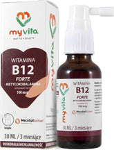 Vitamin B12 FORTE Methylkobalamin 100mcg kapky 30ml MYVITA